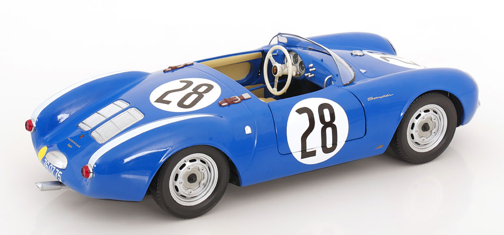 1:18 KK-Scale Porsche 550 Spyder #28, 24h Le Mans 1956 Storez/Polensky