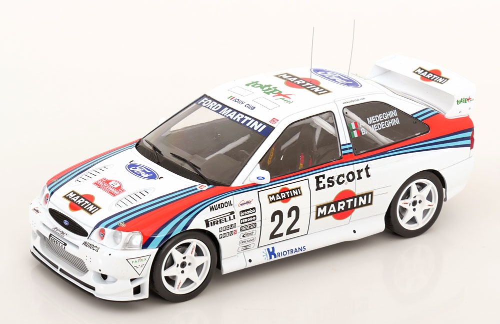 1:18 Ixo Ford Escort WRC #22, Rally San Remo Medeghini/Medeghini 1998