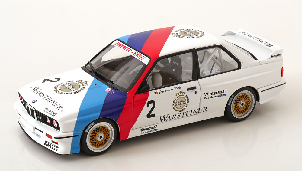 1:18 Werk83 BMW M3 E30 DTM Champion van de Poele 1987