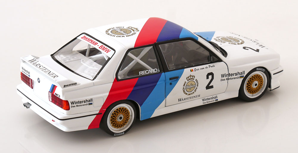1:18 Werk83 BMW M3 E30 DTM Champion van de Poele 1987