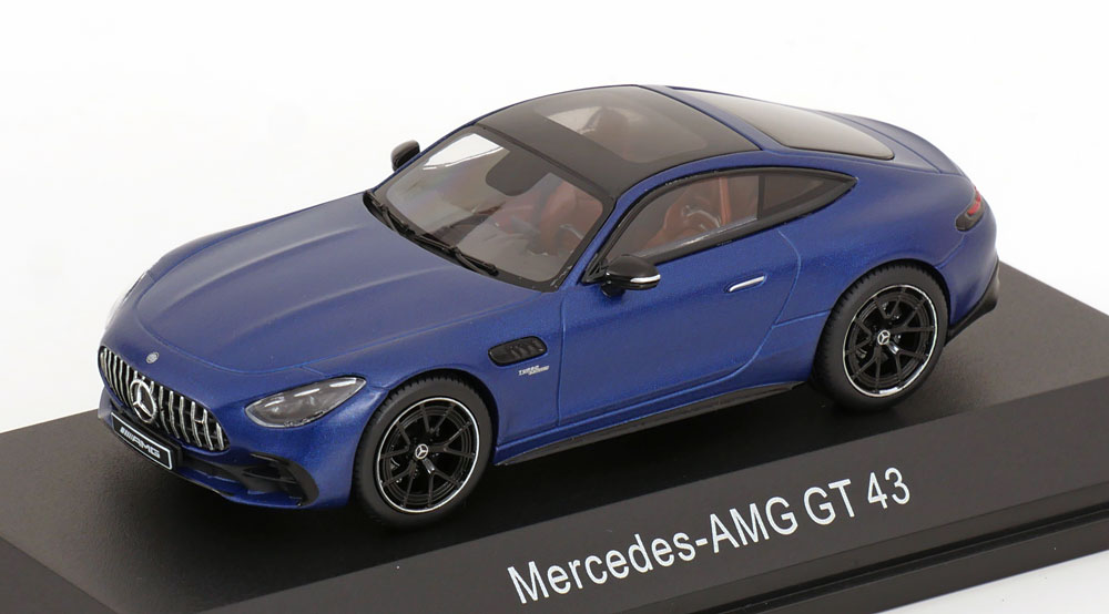 1:43 iScale Mercedes AMG GT 43 2023 matt-bluemetallic