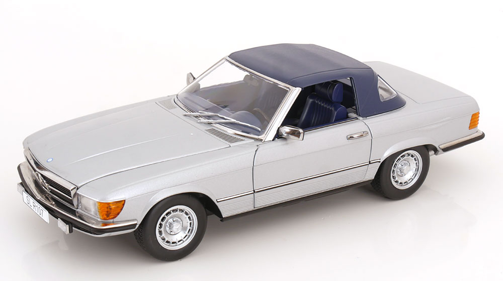 1:12 KK-Scale Mercedes 450 SL R107 with removable Softtop 1985 silver