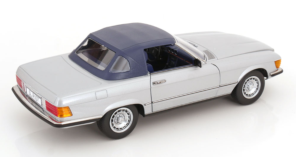 1:12 KK-Scale Mercedes 450 SL R107 with removable Softtop 1985 silver