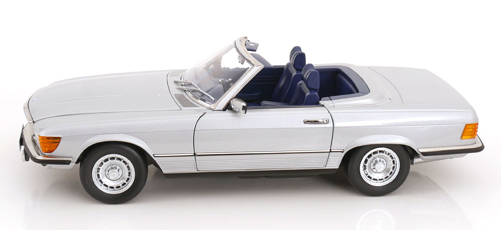 1:12 KK-Scale Mercedes 450 SL R107 with removable Softtop 1985 silver