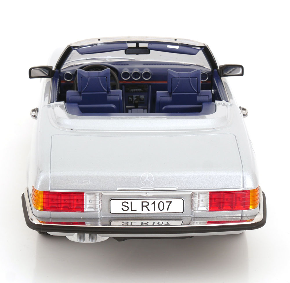 1:12 KK-Scale Mercedes 450 SL R107 with removable Softtop 1985 silver