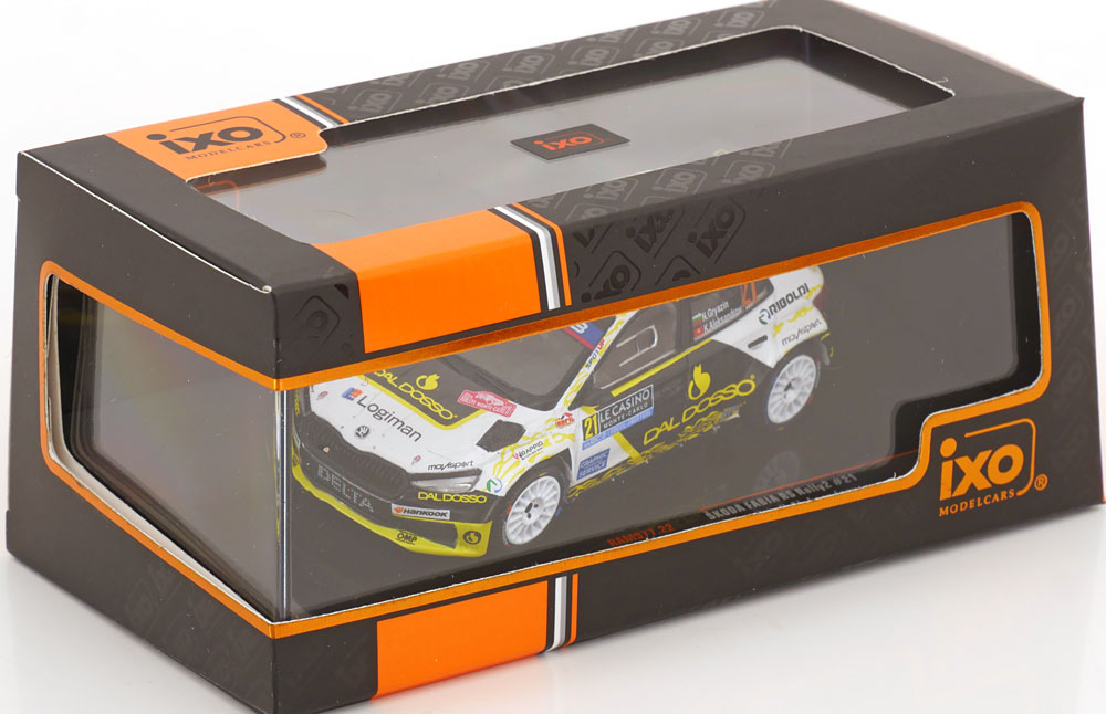 1:43 Ixo Skoda Fabia RS Rally2 #21, Rally Monte Carlo 2025