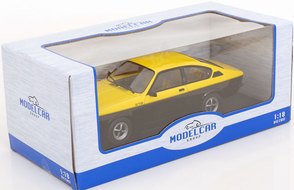 1:18 MCG Opel Kadett C GT/E Coupe yellow/black