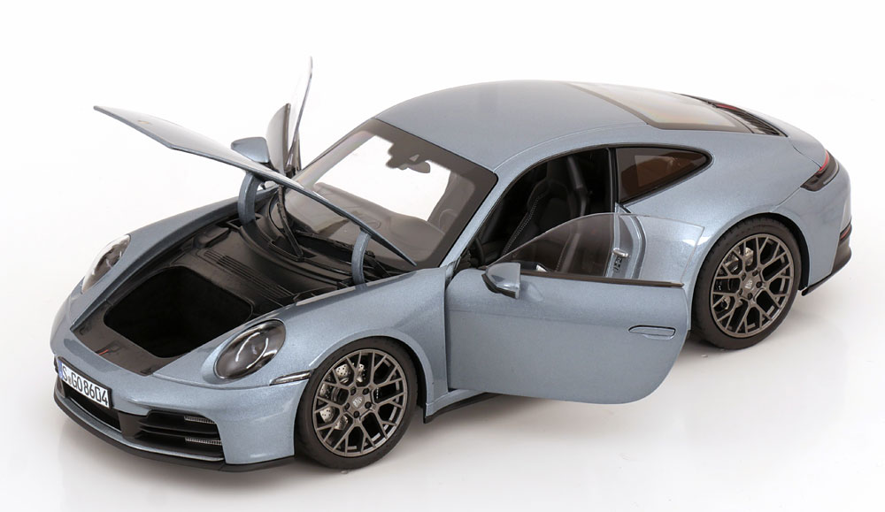 1:18 Norev Porsche 911 (992) Carrera  Coupe 2024 silver-greymetallic