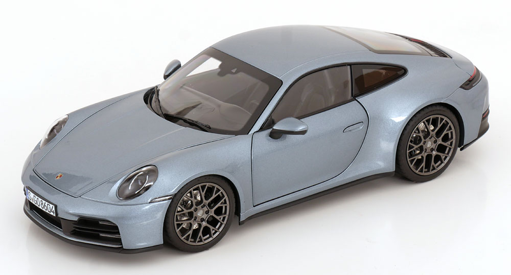 1:18 Norev Porsche 911 (992) Carrera  Coupe 2024 silver-greymetallic