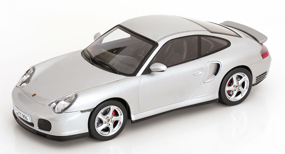 1:18 KK-Scale Porsche 911 (996) Turbo 2000 silver
