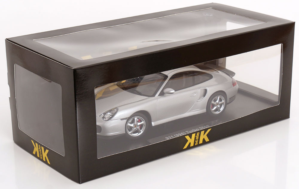 1:18 KK-Scale Porsche 911 (996) Turbo 2000 silver