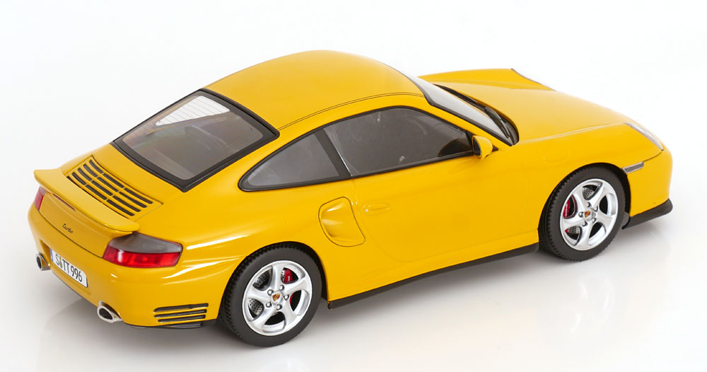 1:18 KK-Scale Porsche 911 (996) Turbo 2000 yellow