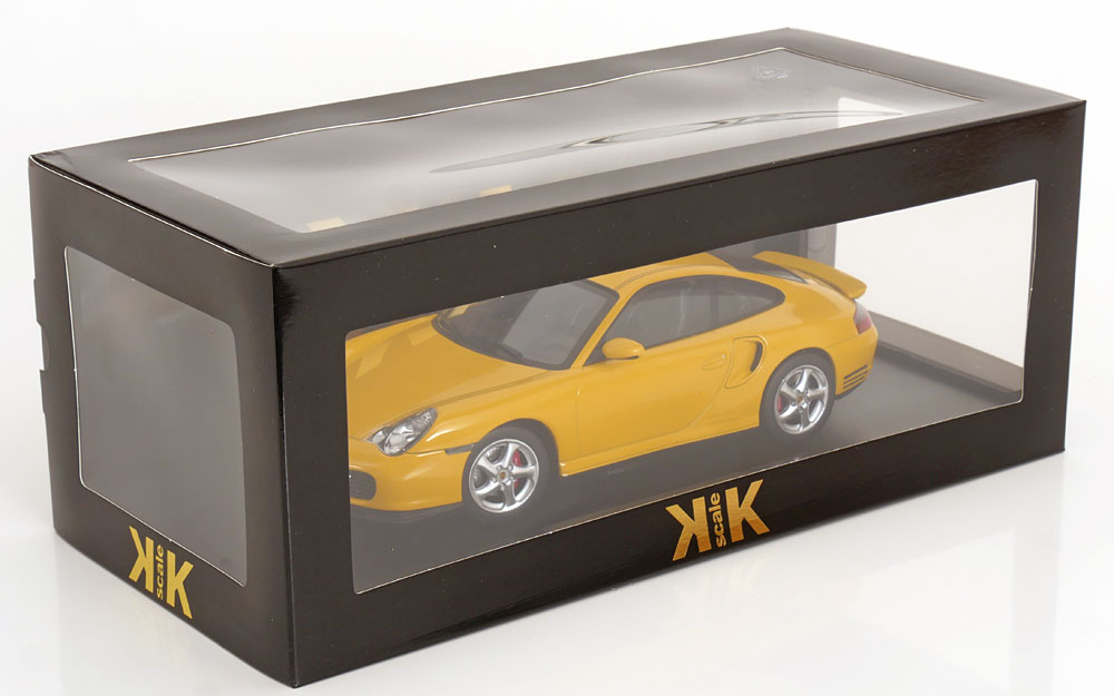 1:18 KK-Scale Porsche 911 (996) Turbo 2000 yellow
