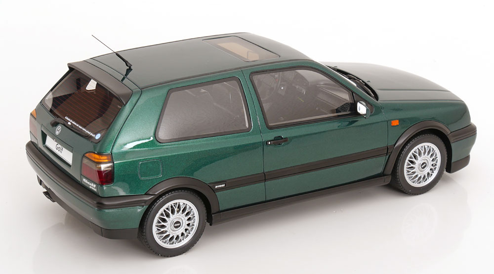 1:12 Otto VW Golf 3 VR6 1992 darkgreen-metallic