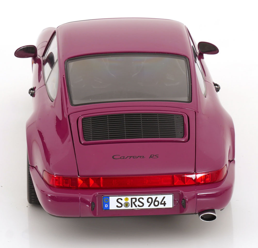 1:12 KK-Scale Porsche 911 (964) RS with Speedline rims 1992 rubin red