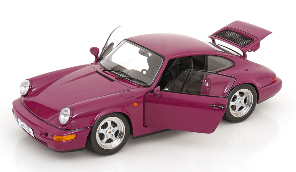 1:12 KK-Scale Porsche 911 (964) RS with Speedline rims 1992 rubin red