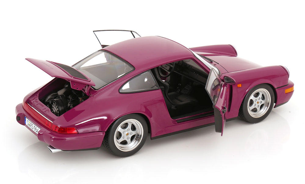 1:12 KK-Scale Porsche 911 (964) RS with Speedline rims 1992 rubin red