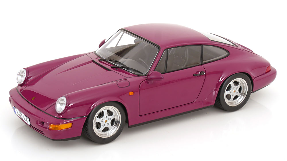1:12 KK-Scale Porsche 911 (964) RS with Speedline rims 1992 rubin red