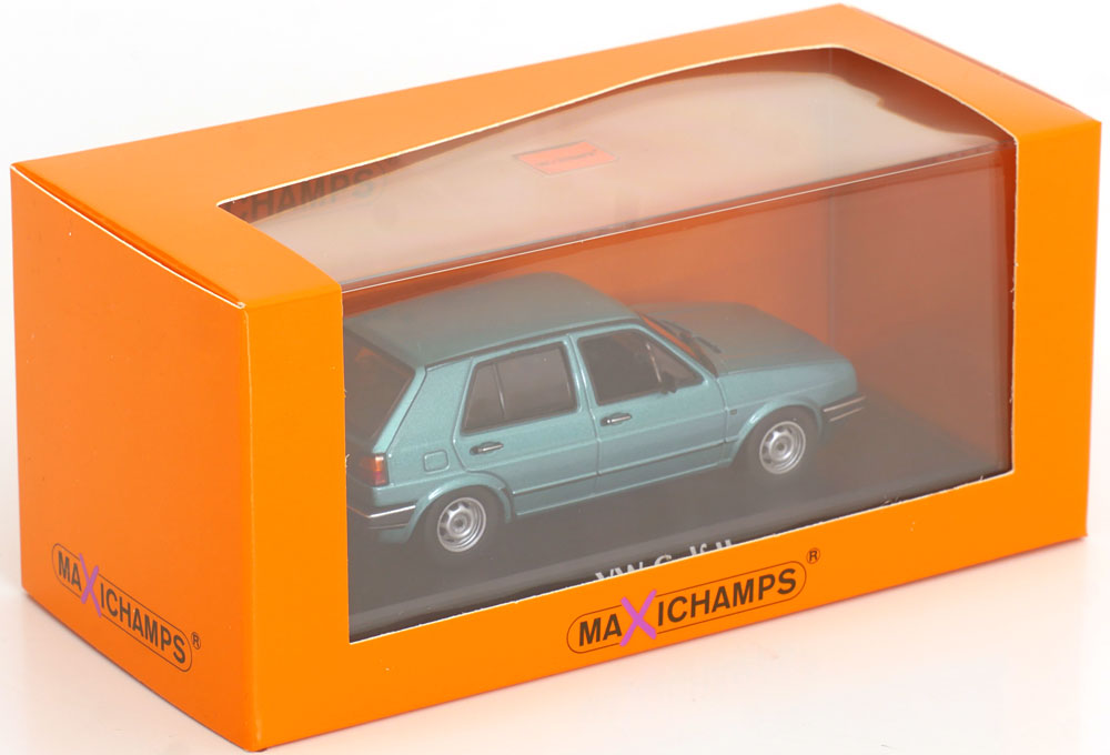 1:43 Minichamps VW Golf 2 4-door 1985 greenmetallic