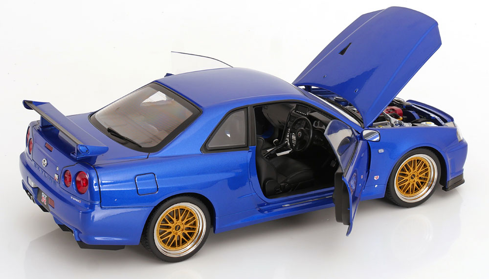 1:12 KK-Scale Nissan Skyline GT-R R34 V-Spec II BBS rims 2001