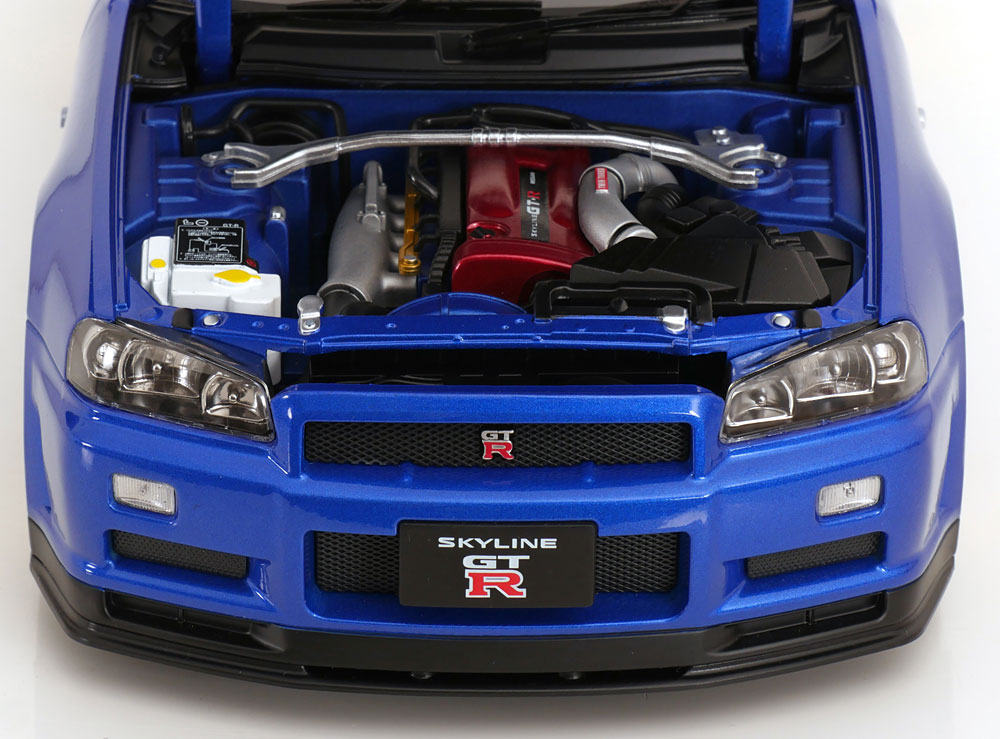 1:12 KK-Scale Nissan Skyline GT-R R34 V-Spec II BBS rims 2001
