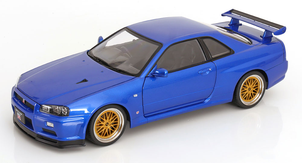 1:12 KK-Scale Nissan Skyline GT-R R34 V-Spec II BBS rims 2001
