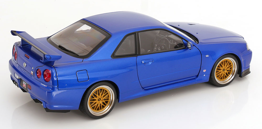 1:12 KK-Scale Nissan Skyline GT-R R34 V-Spec II BBS rims 2001