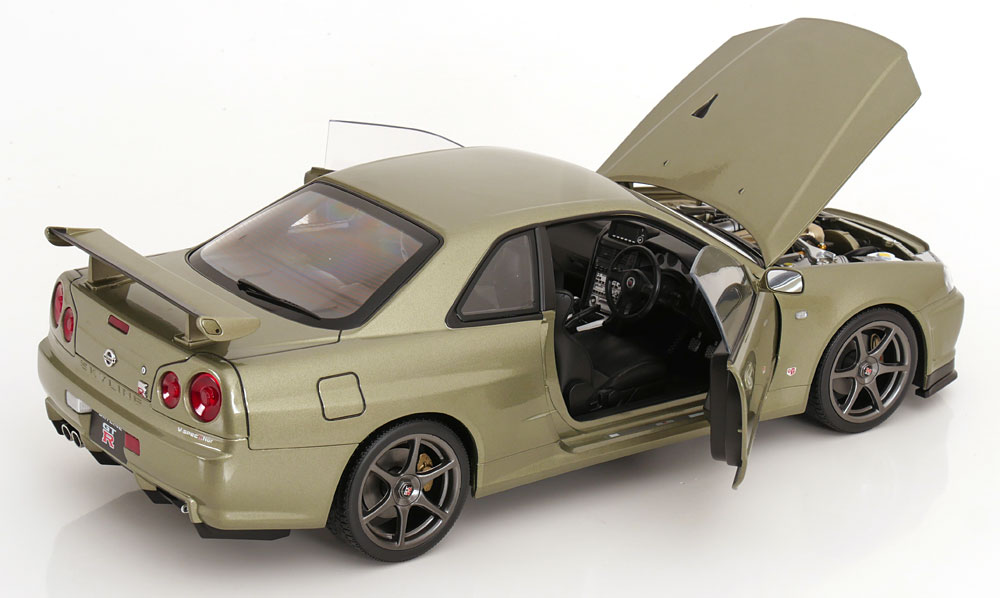 1:12 KK-Scale Nissan Skyline GT-R R34 V-Spec N&uumlr OEM rims 2001
