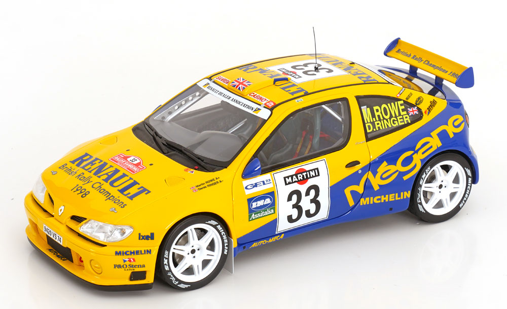 1:18 Otto Renault Megane Maxi #33, Rally San Remo Rowe/Ringer 1998
