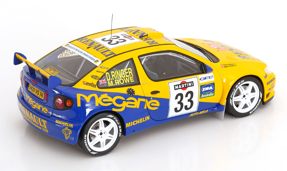 1:18 Otto Renault Megane Maxi #33, Rally San Remo Rowe/Ringer 1998