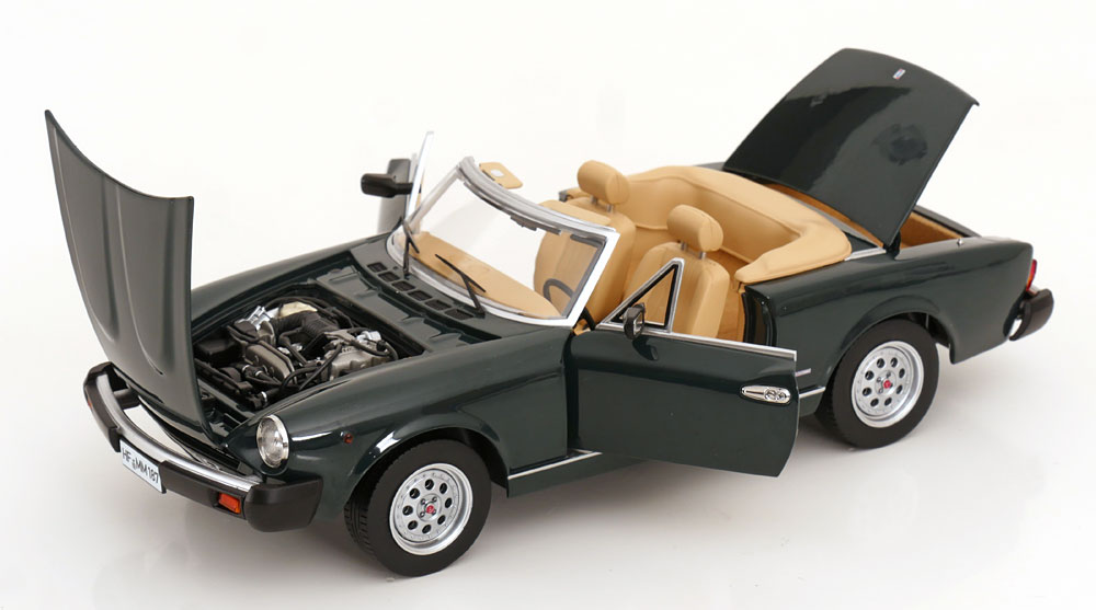 1:18 Touring Pinninfarina Spidereuropa (Fiat 124) 1982 darkgreen