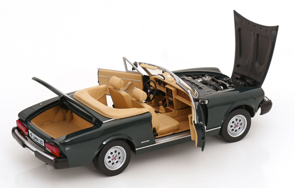 1:18 Touring Pinninfarina Spidereuropa (Fiat 124) 1982 darkgreen