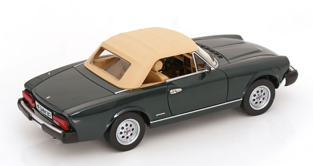 1:18 Touring Pinninfarina Spidereuropa (Fiat 124) 1982 darkgreen