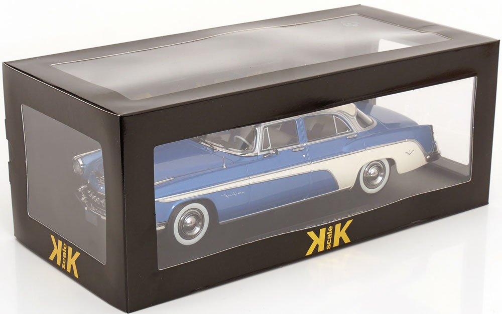 1:18 KK-Scale DeSoto Fireflite Sedan 1955 bluemetallic/cream