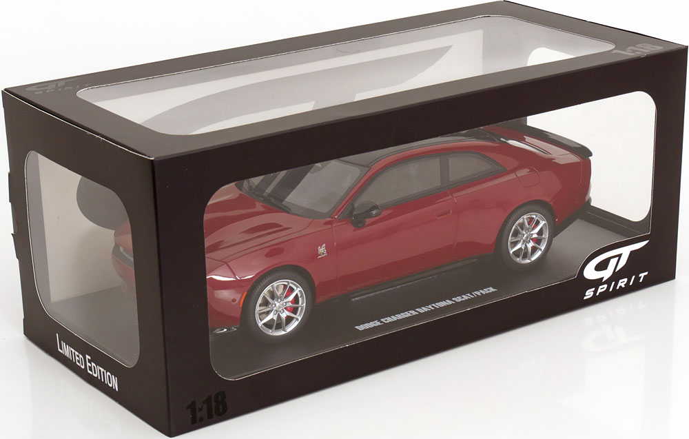 1:18 GT Spirit Dodge Charger Daytona Scat/Pack 2025 redmetallic/black
